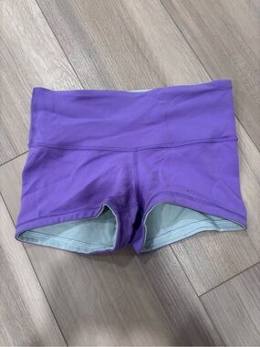 lululemon athletica Purple Reversible Women's Workout Shorts
